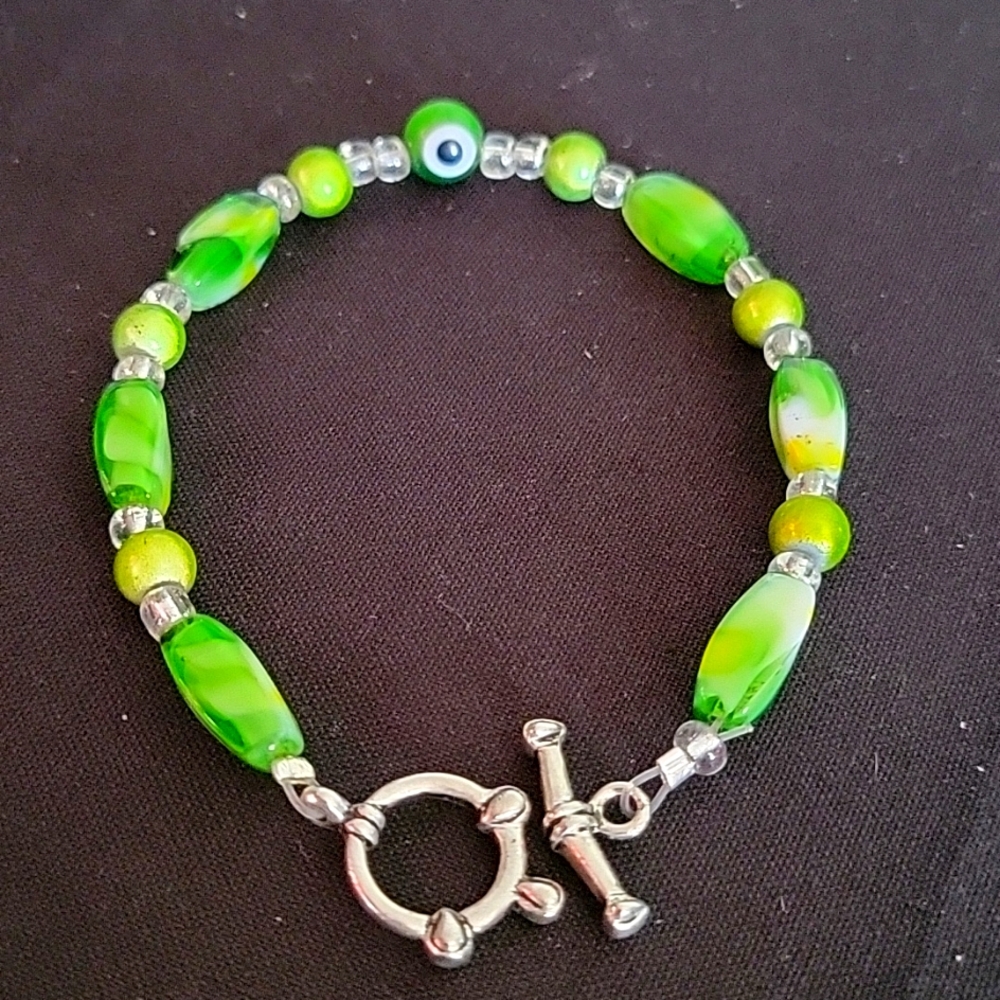 Handcrafted Evil Eye bracelet